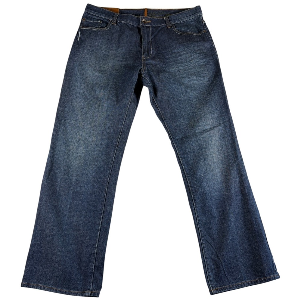 Timberland Straight Fit Relaxed‎ Jeans Mens 38x32 Blue Denim Cotton Medium Wash